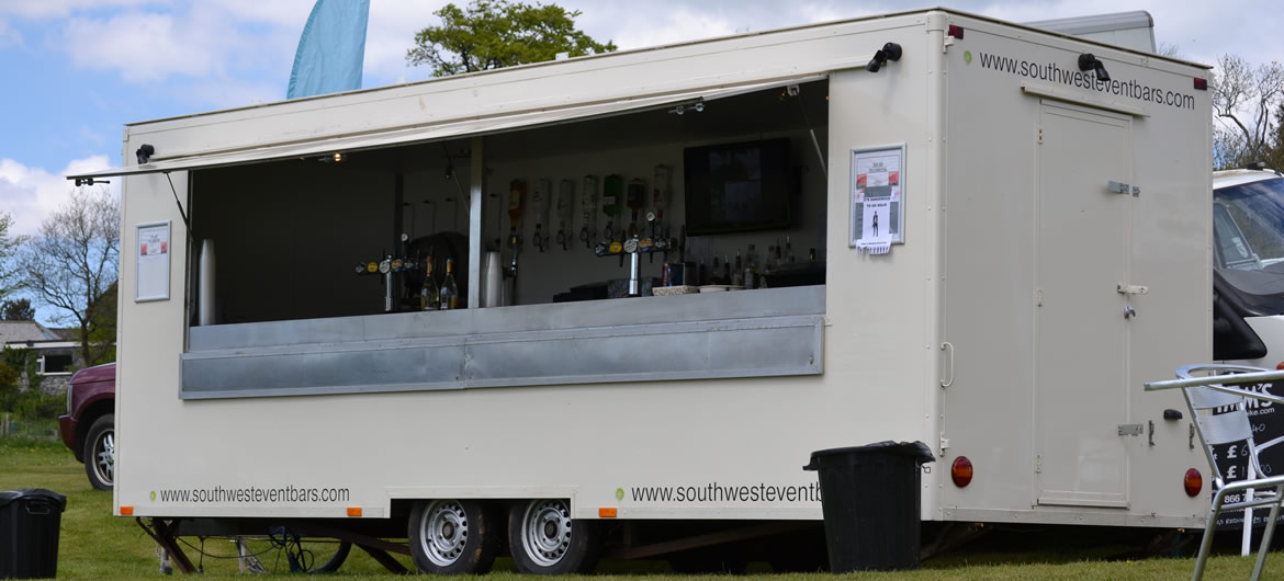 Our high output Trailer Bar at a Wedding